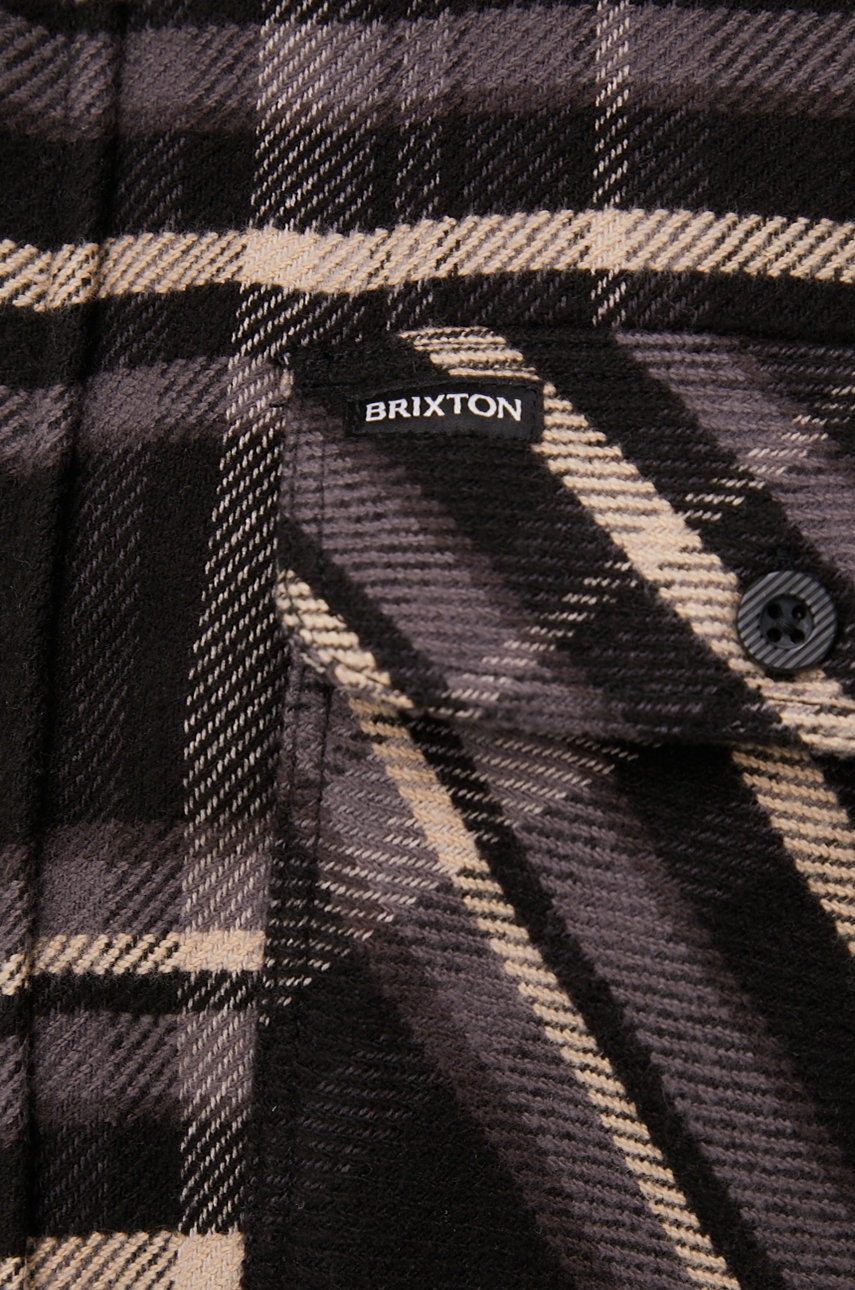 

Сорочка Brixton чоловіча колір чорний regular класичний комір