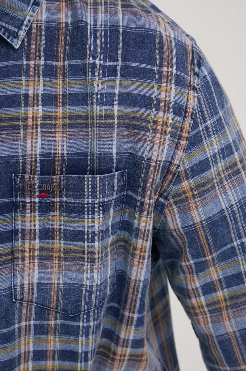 

Хлопковая рубашка Lee Cooper мужская slim классический воротник