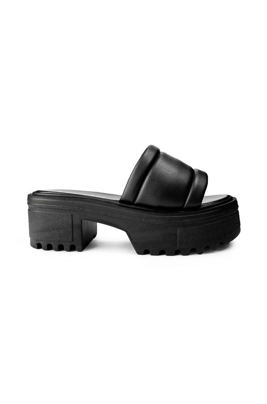 Altercore papuci Jengu femei, culoarea negru, cu toc drept 2022 ❤️ Pret Super answear imagine noua 2022