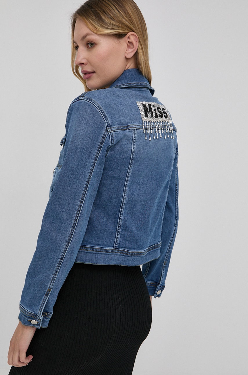 Silvian heach geaca jeans femei, de tranzitie
