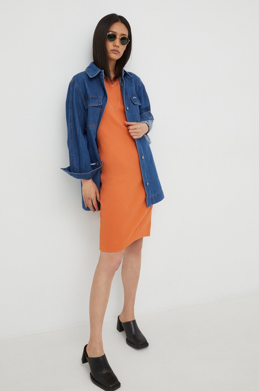 

Джинсовая куртка Lee Cooper женская цвет синий переходная oversize
