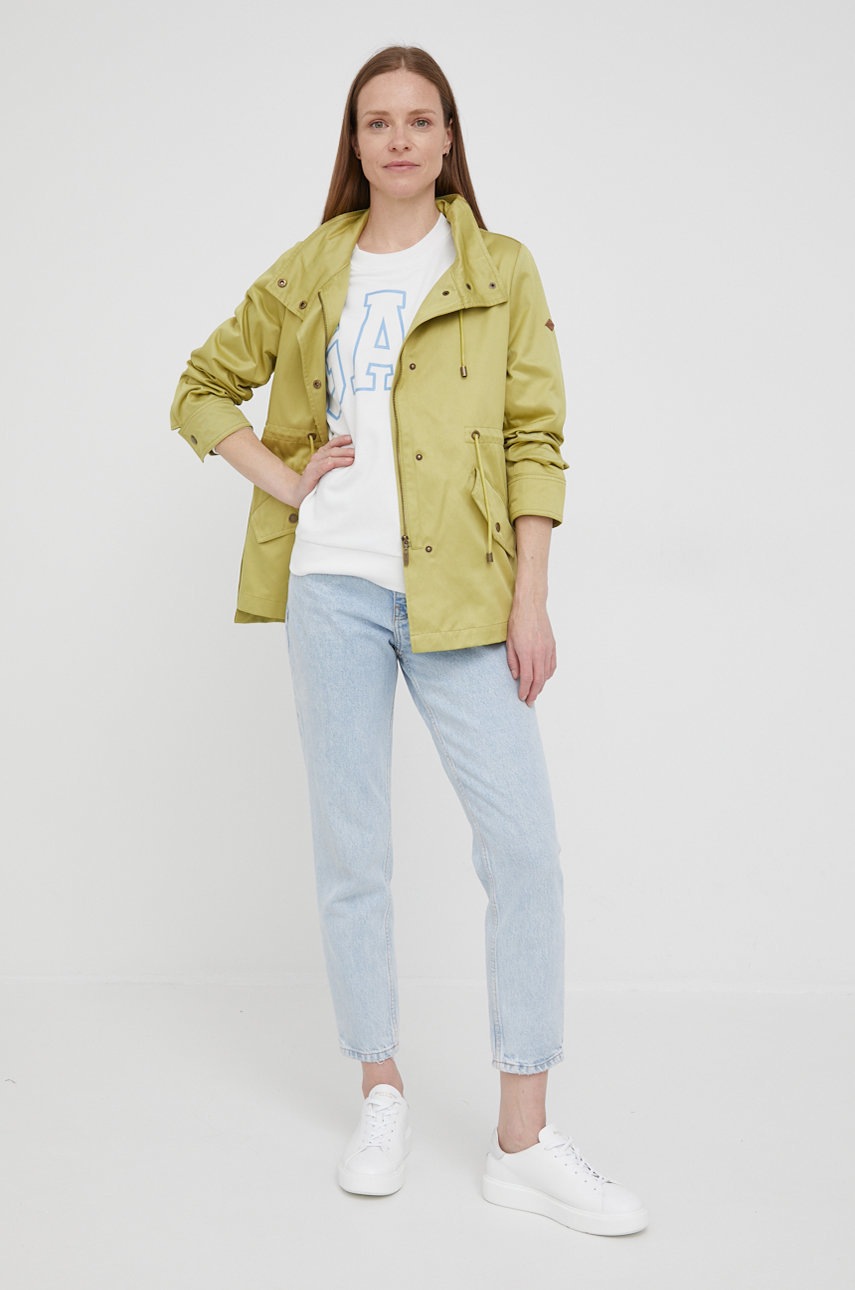 

Куртка Lee Cooper женская цвет зелёный переходная