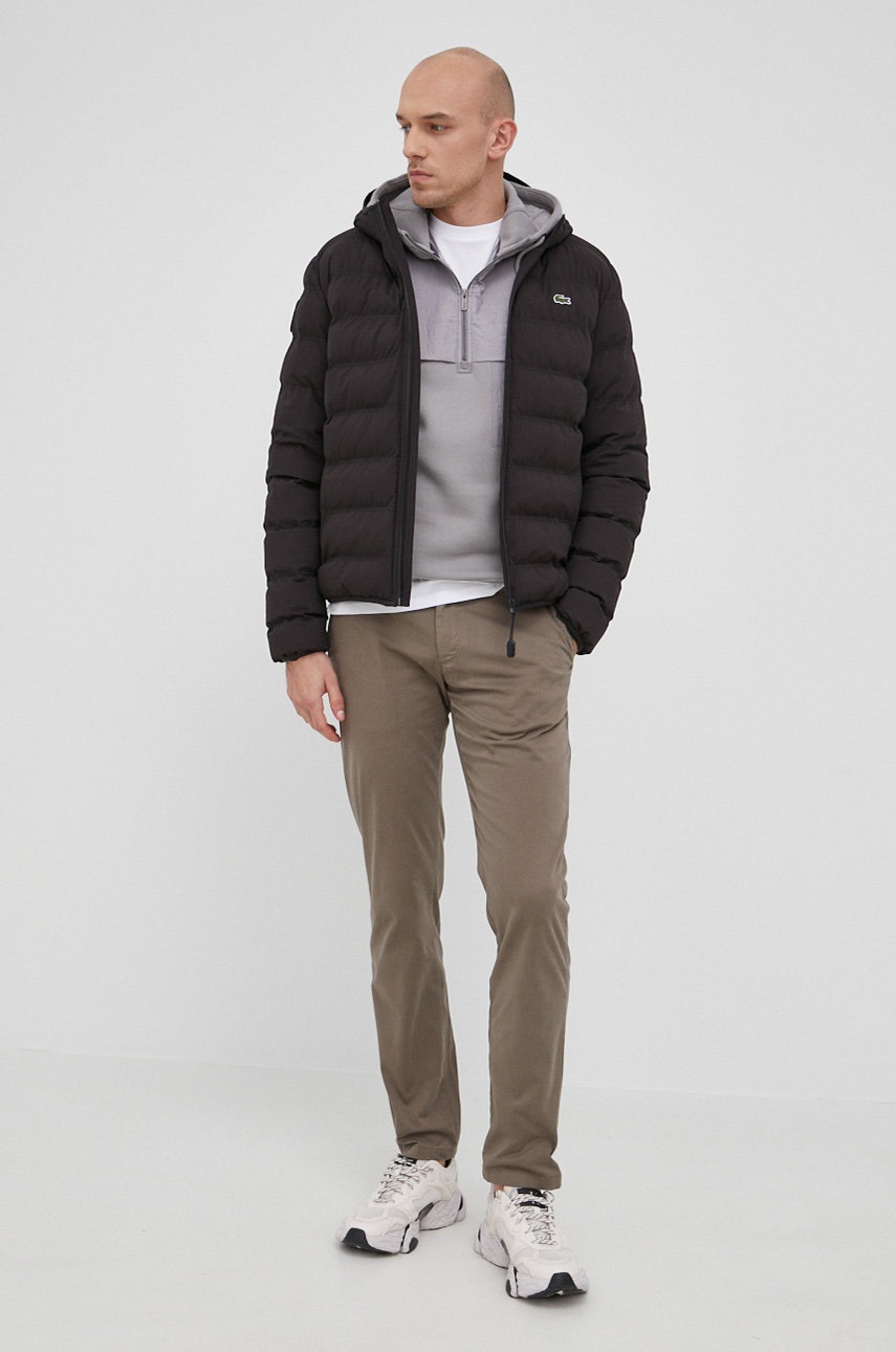 

Куртка Lacoste мужская цвет чёрный зимняя