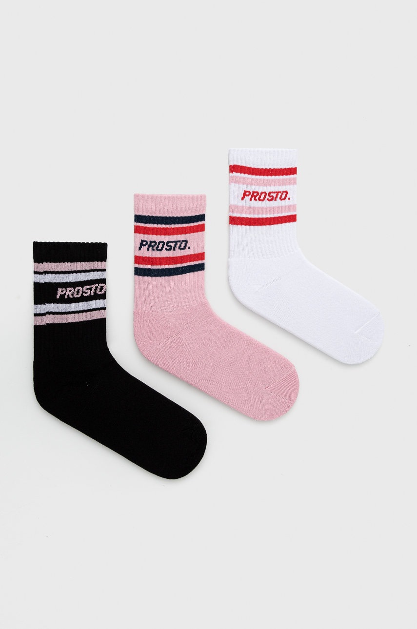 

Чорапи Prosto Stirp в бяло, Бял