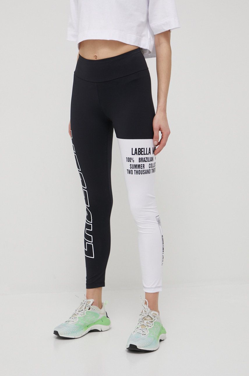 LaBellaMafia leggins de antrenament femei, culoarea negru, modelator answear.ro