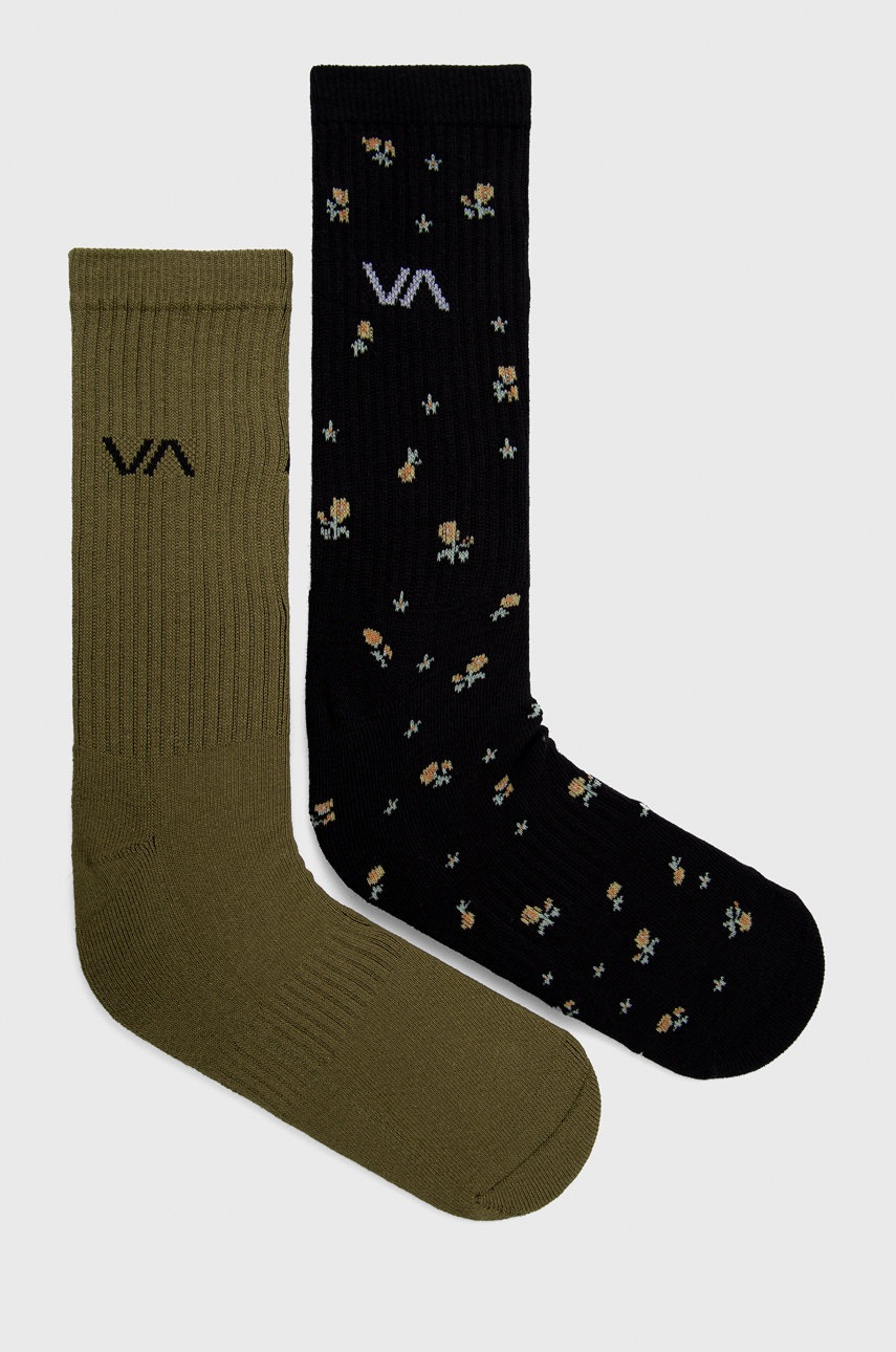 

Чорапи RVCA в черно, Черен