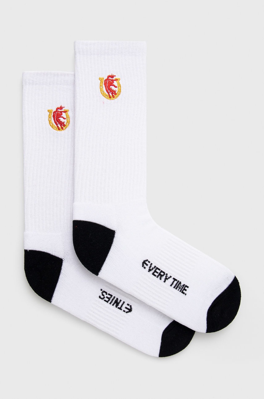 

Чорапи Etnies в бяло, Бял