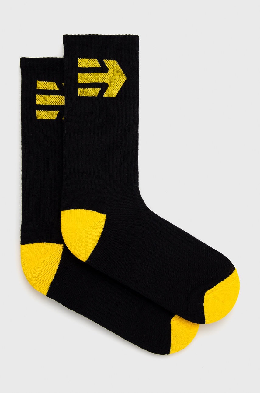 

Чорапи Etnies в черно, Черен