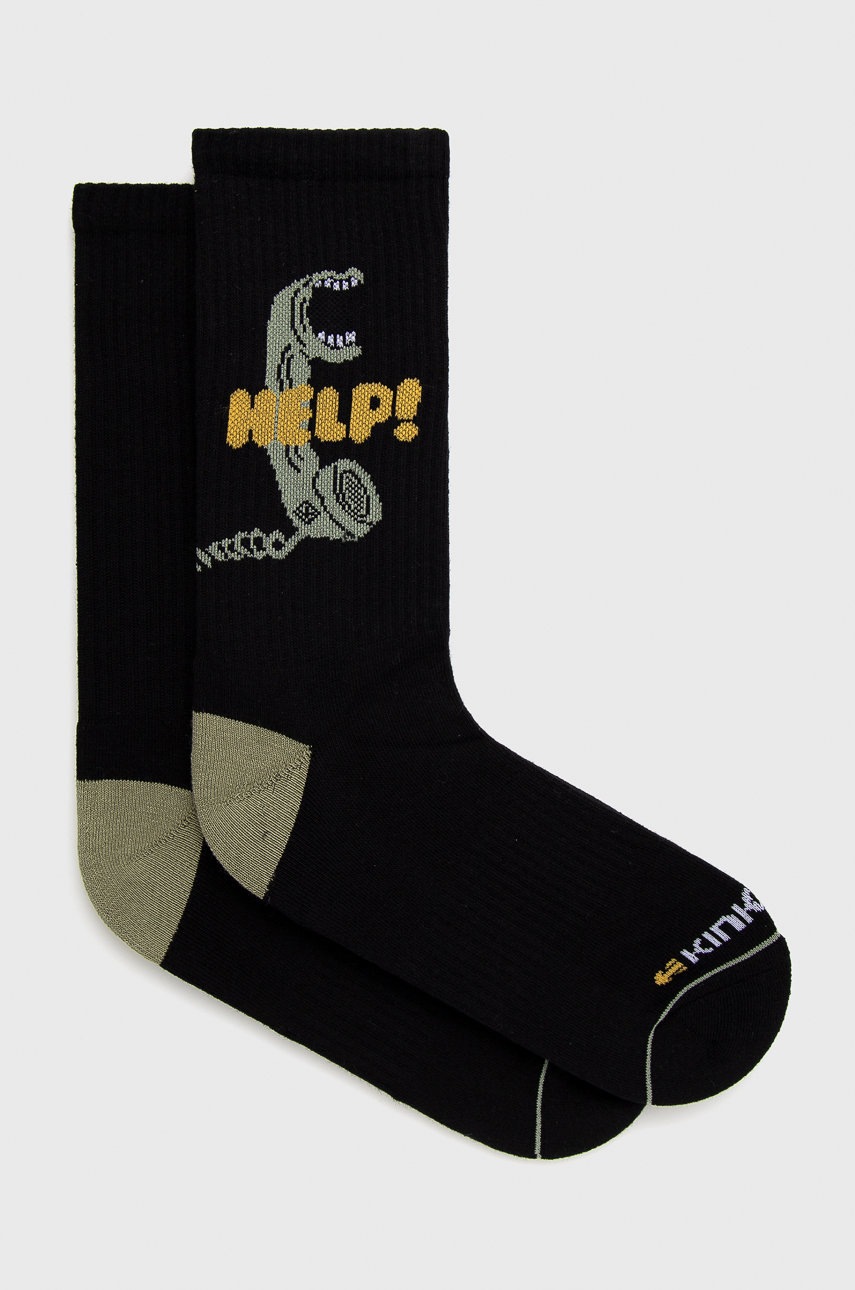 

Чорапи Etnies в черно, Черен