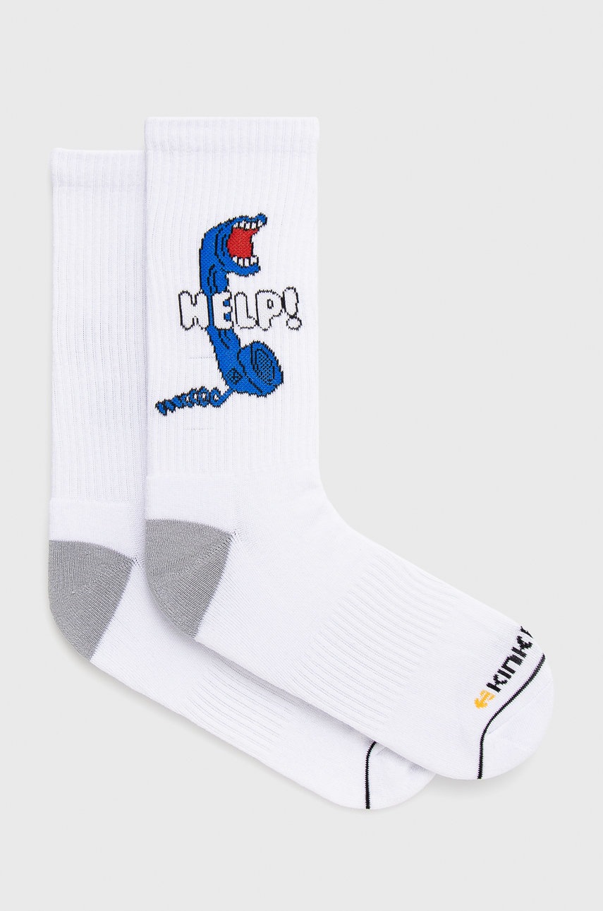 

Чорапи Etnies в бяло, Бял