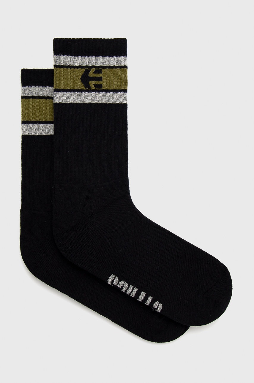

Чорапи Etnies в черно, Черен
