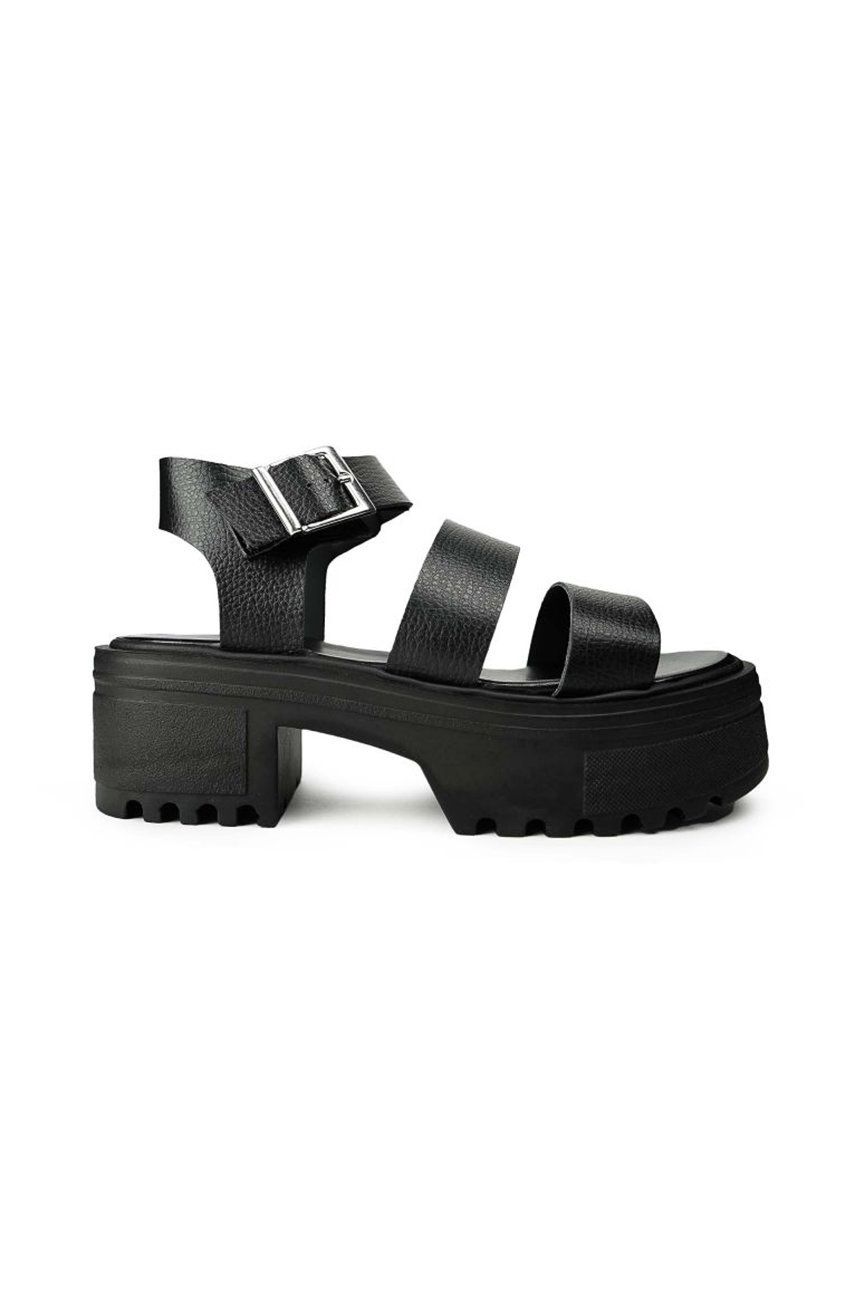 Altercore sandale Kali femei, culoarea negru, cu toc drept 2022 ❤️ Pret Super answear imagine noua 2022