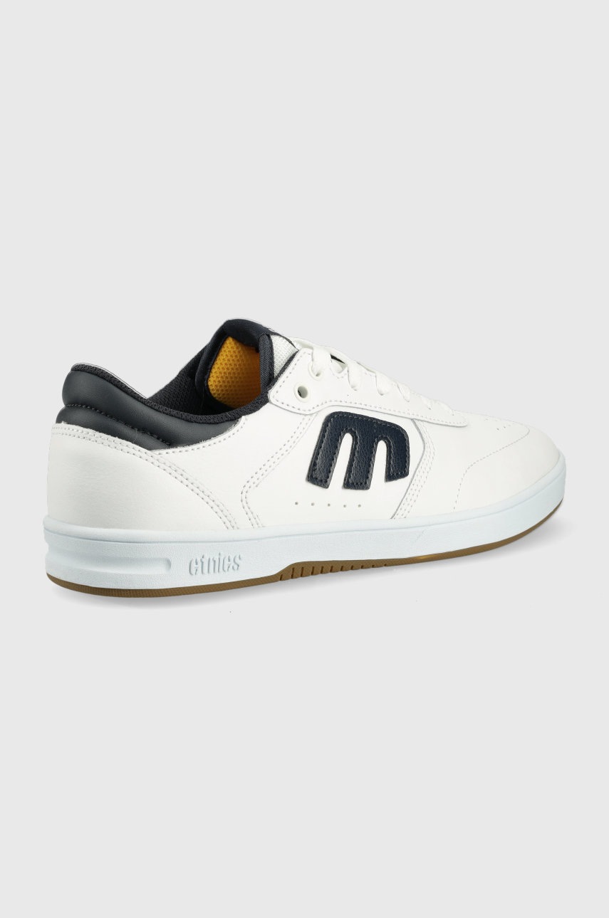 

Кожаные кроссовки Etnies мужские цвет белый