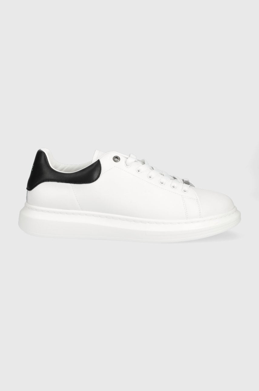 Goe ghete de piele culoarea alb
