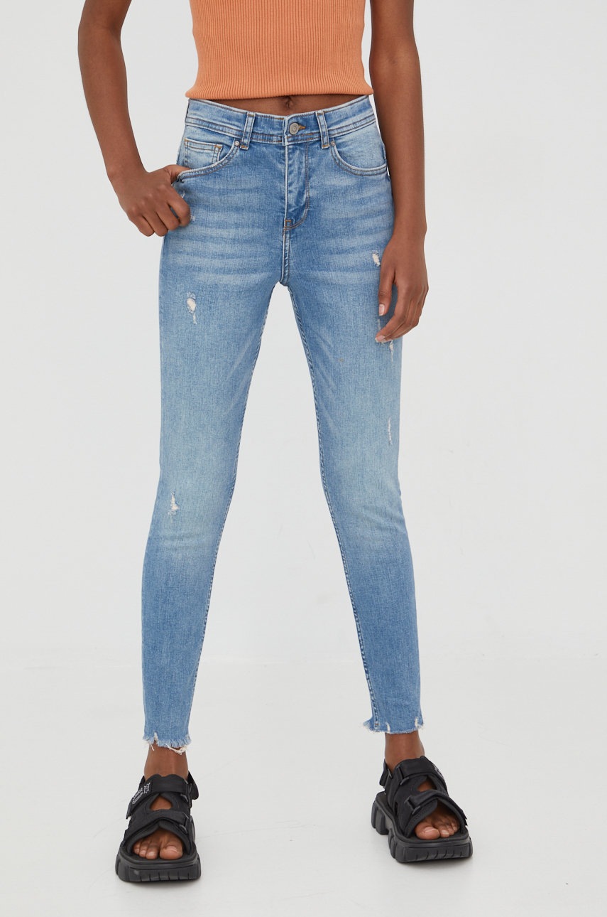 

Дънки Cross Jeans с висока талия, Син