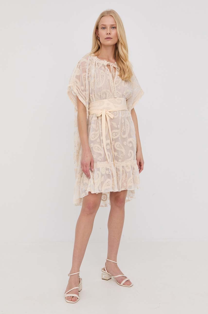 

Платье Beatrice B цвет бежевый mini oversize