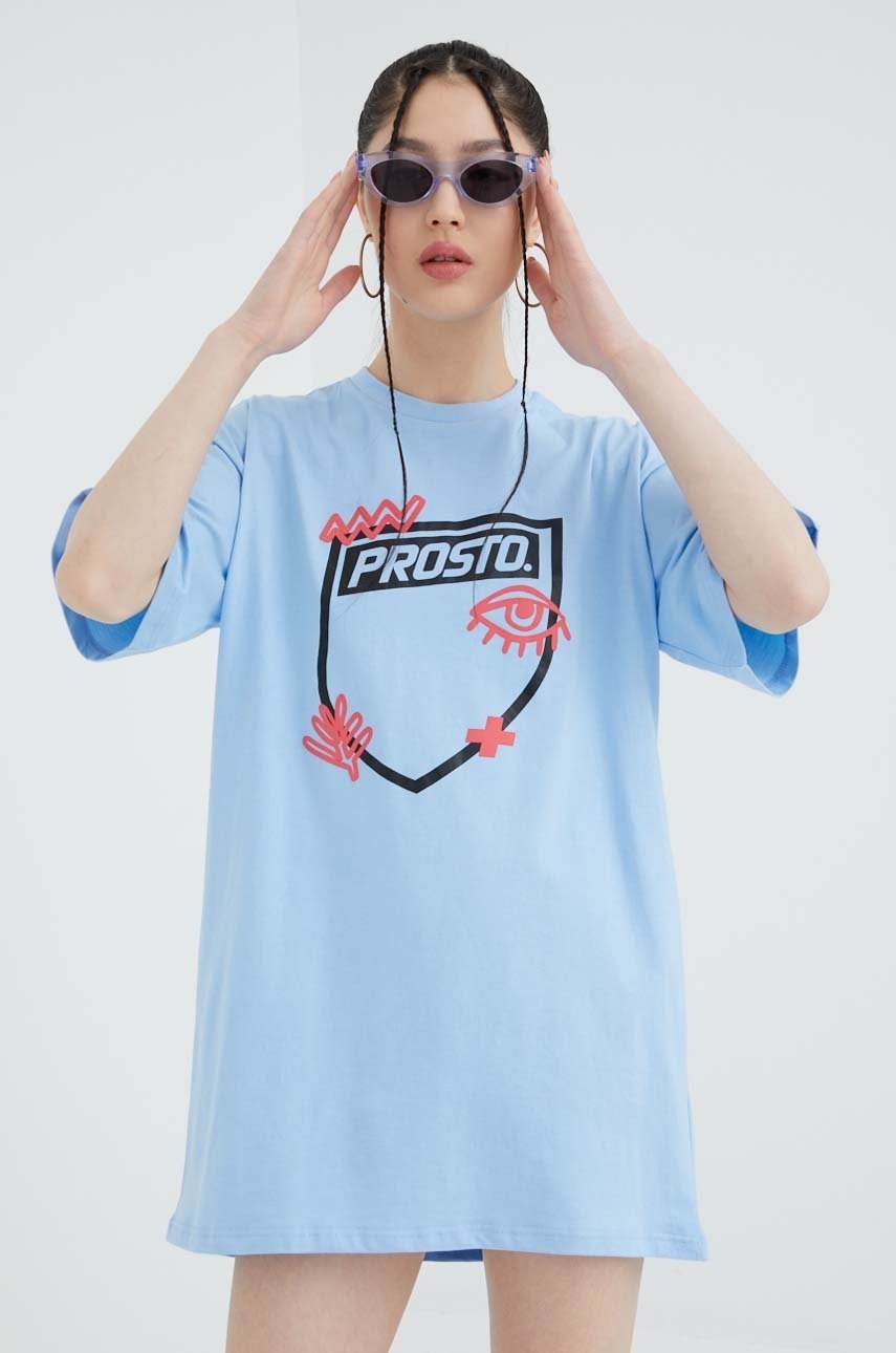 

Хлопковое платье Prosto mini oversize