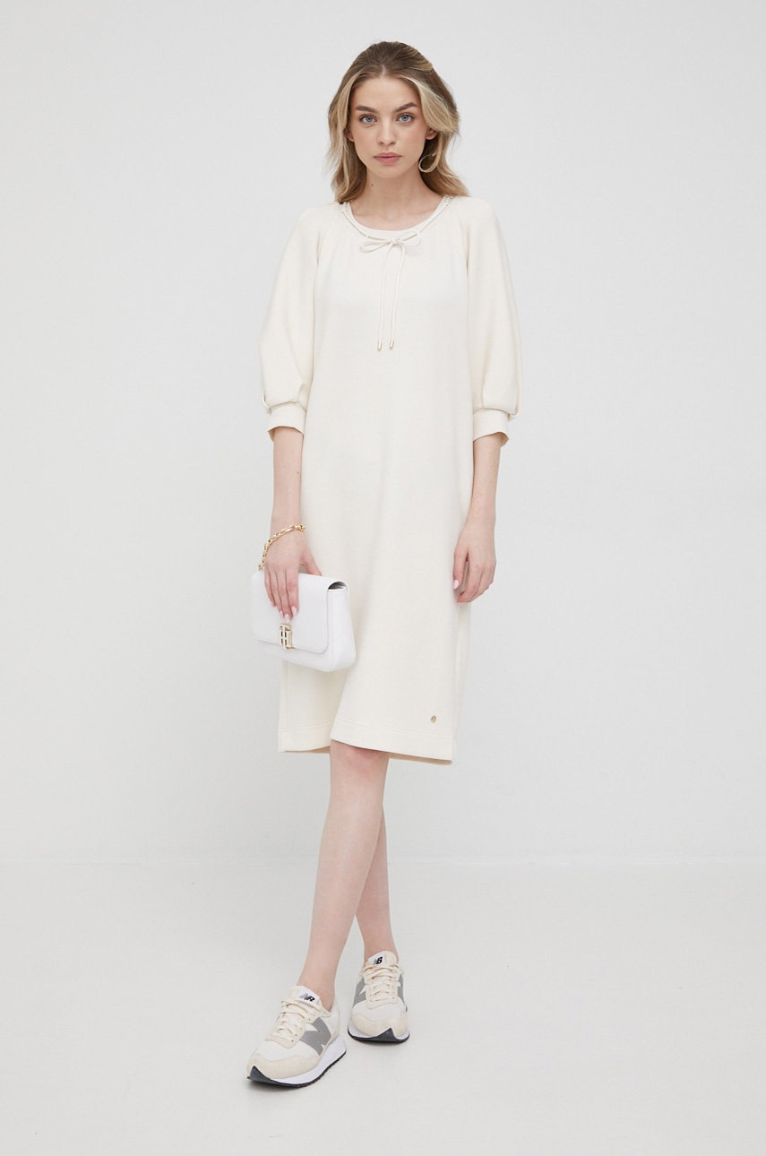 

Платье Mos Mosh цвет бежевый mini oversize