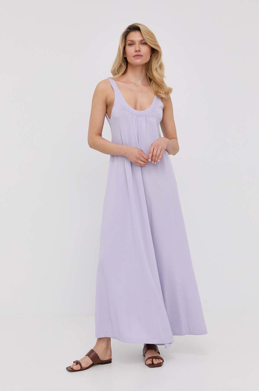 

Платье Liviana Conti цвет фиолетовый maxi прямая
