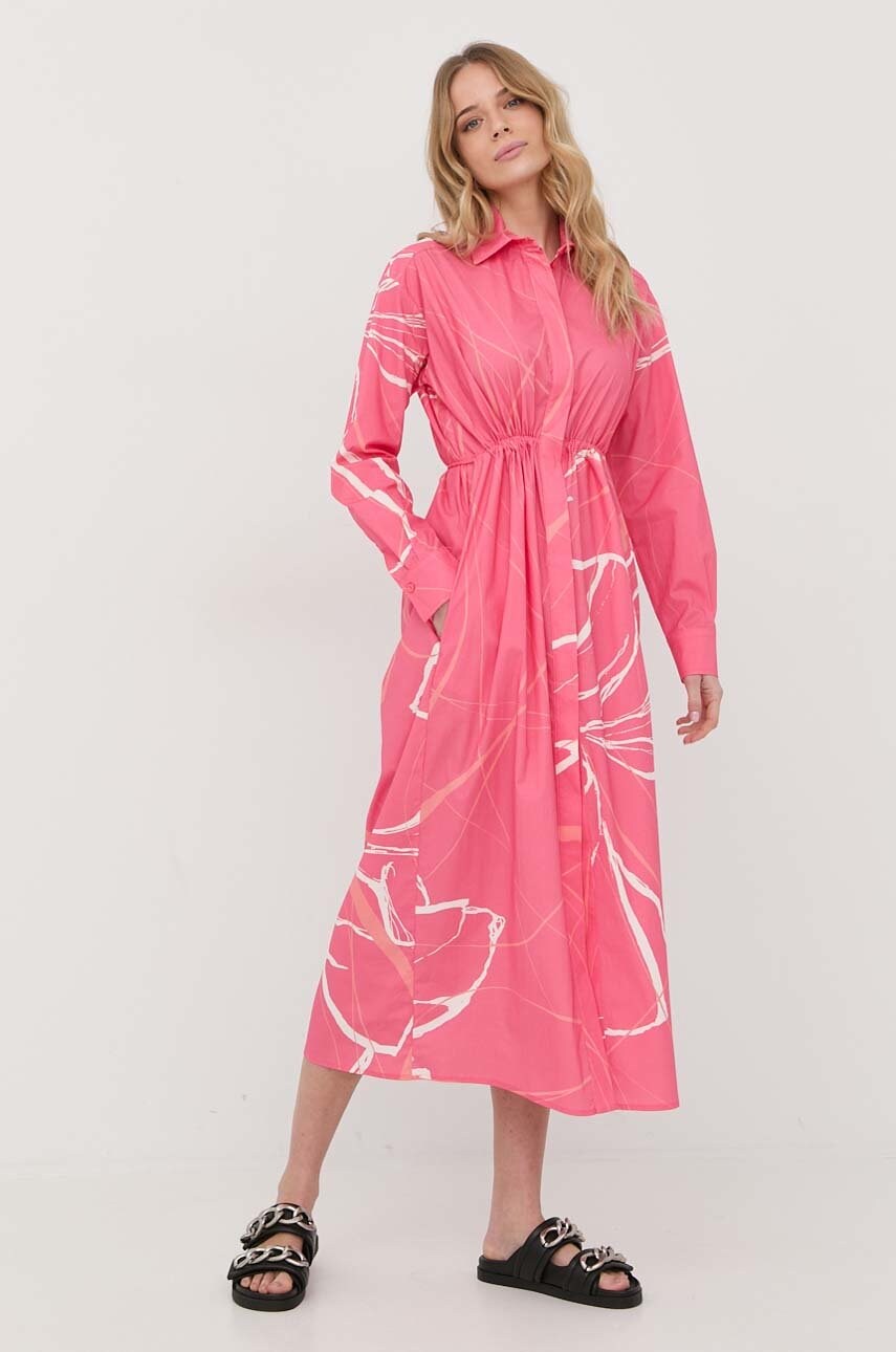 

Платье Liviana Conti цвет розовый maxi oversize