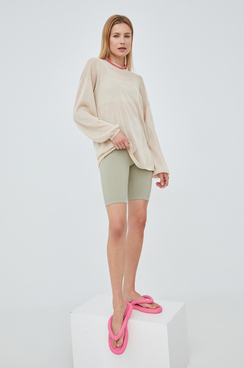 

Сукня RVCA колір бежевий mini oversize