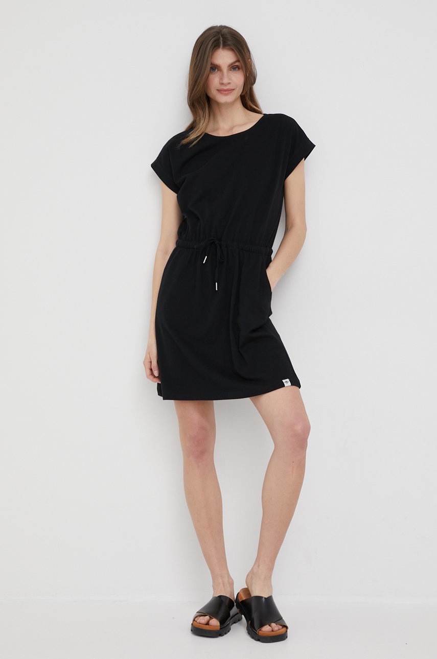 

Бавовняна сукня Lee Cooper колір чорний mini oversize