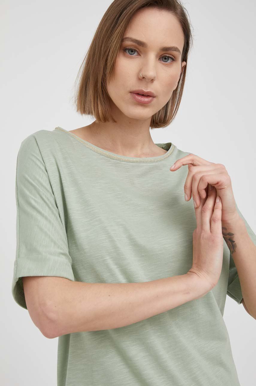Geox t-shirt damski kolor zielony