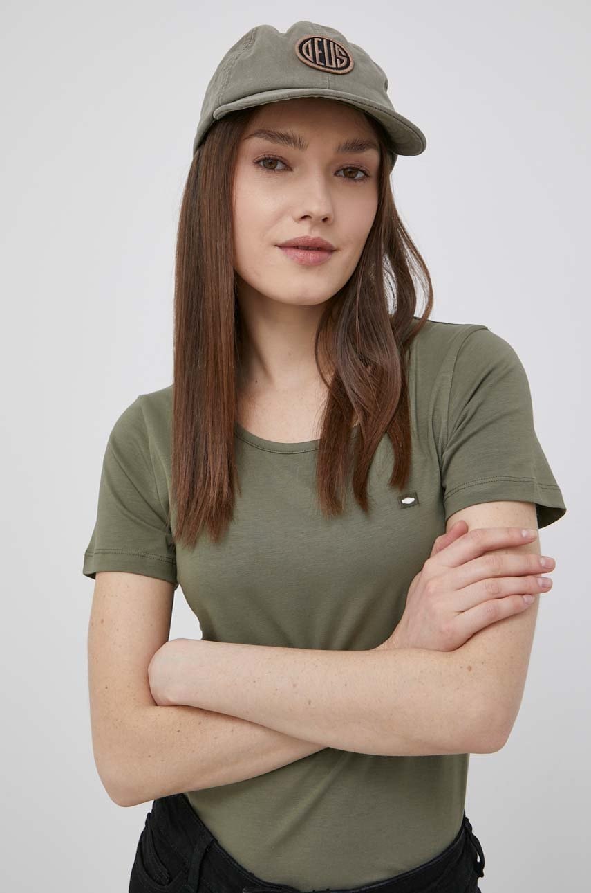 

Тениска Cross Jeans дамски в зелено, Зелен
