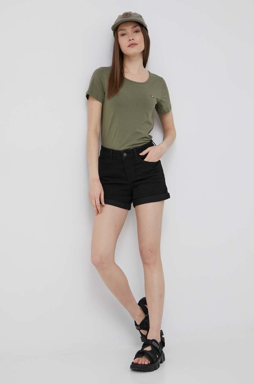 

Футболка Cross Jeans жіночий колір зелений