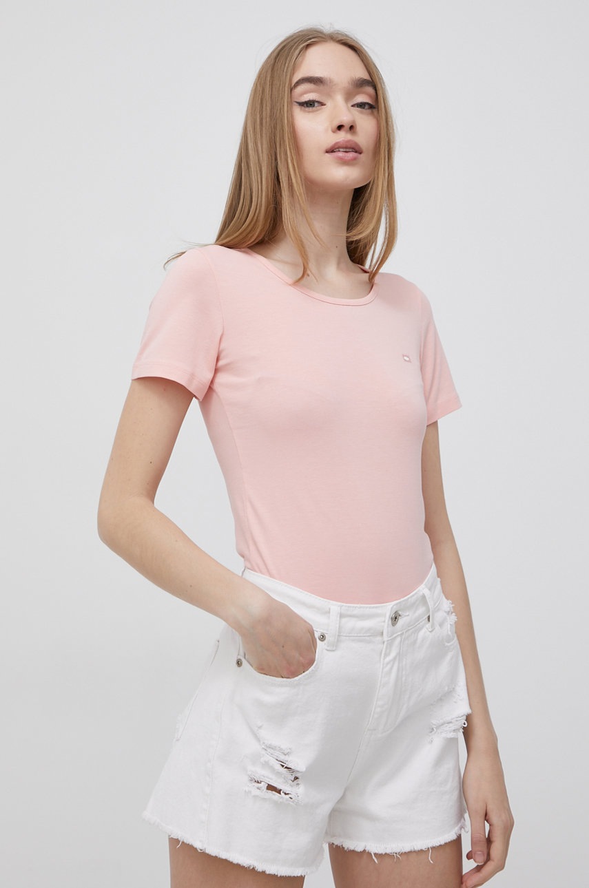 

Тениска Cross Jeans дамски в розово, Розов
