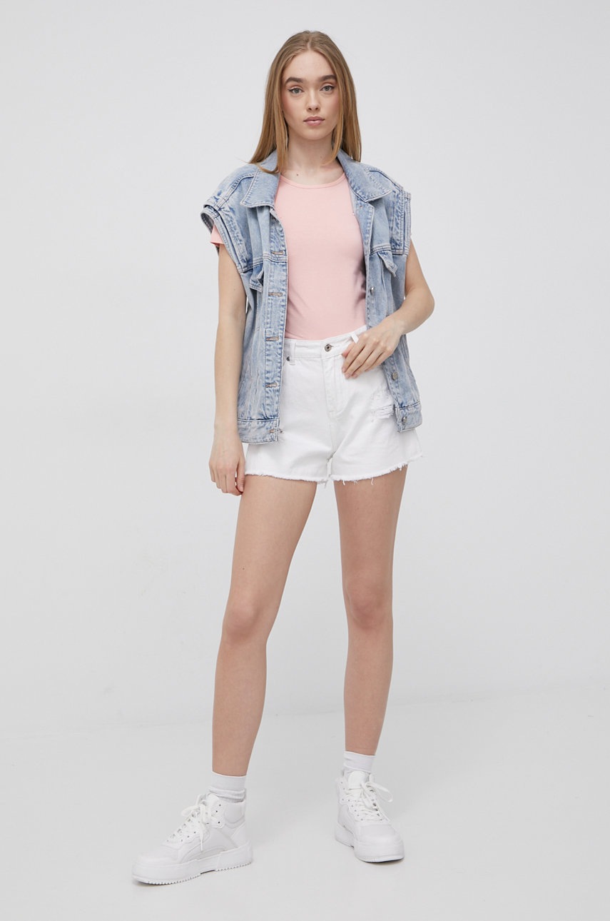 

Футболка Cross Jeans женский цвет розовый