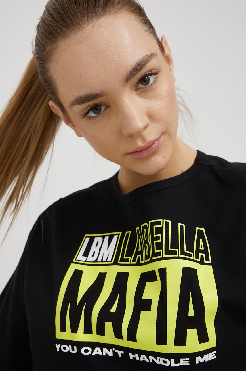 

Хлопковая футболка LaBellaMafia Frenetic цвет чёрный
