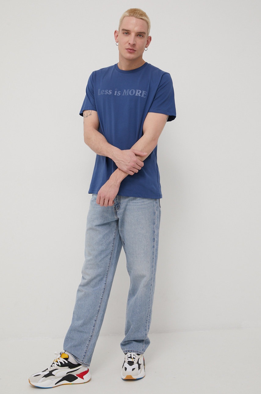 

Хлопковая футболка Cross Jeans однотонный