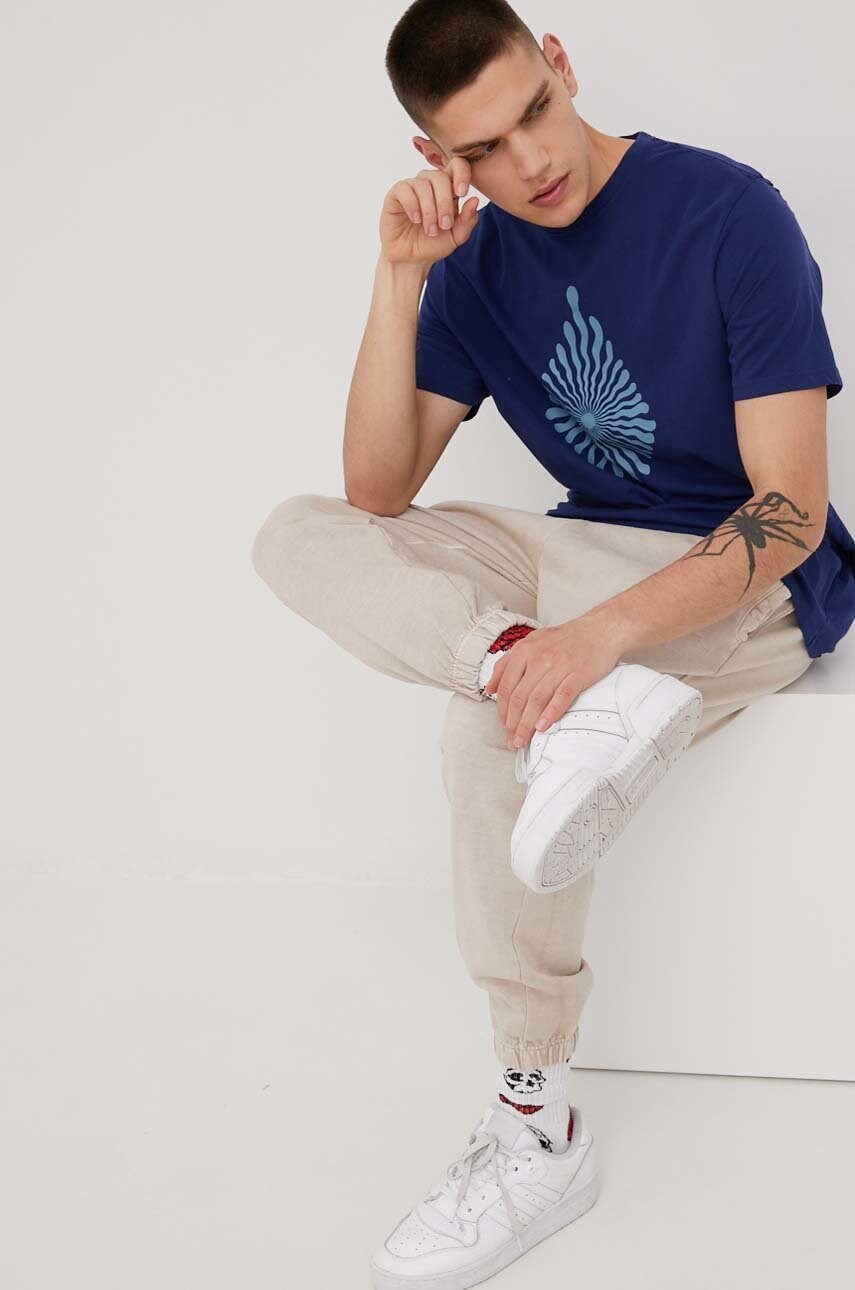 Volcom tricou din bumbac cu imprimeu
