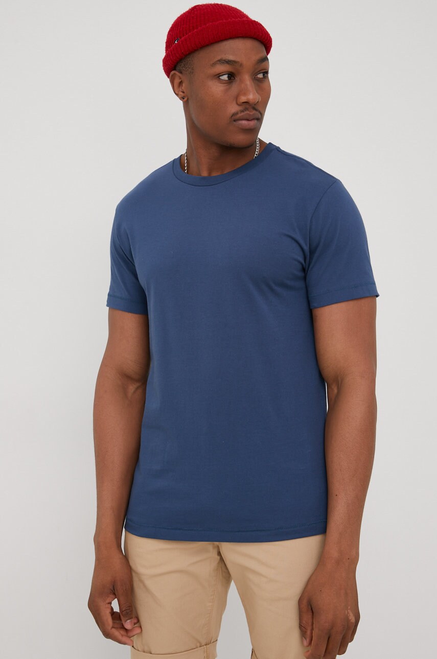Brixton tricou din bumbac neted