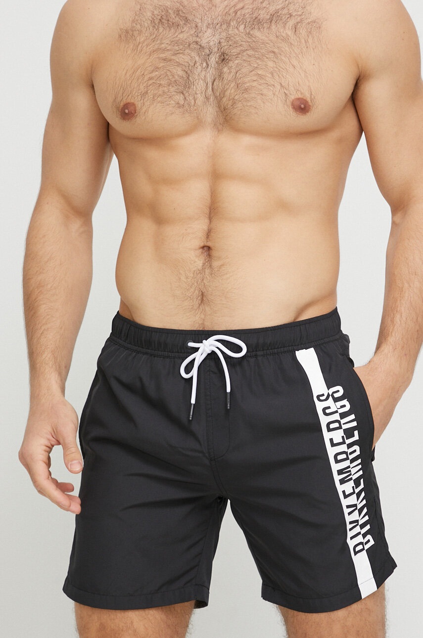 Bikkembergs pantaloni scurti de baie culoarea negru