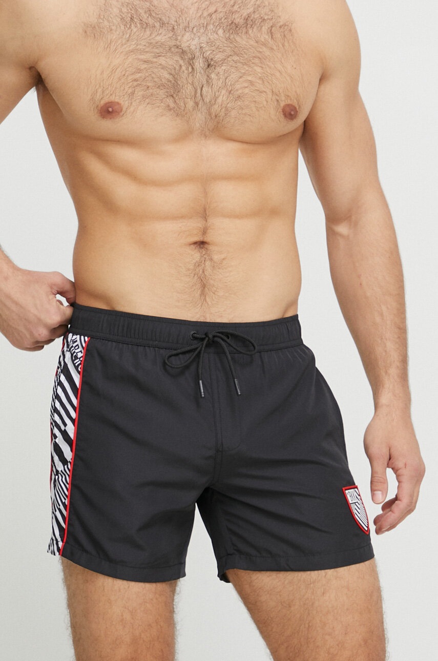 Bikkembergs pantaloni scurti de baie culoarea negru