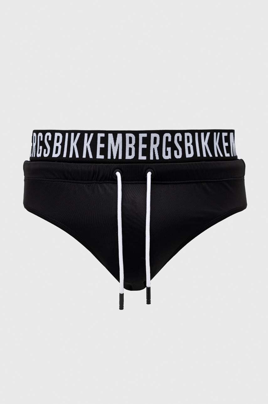 Bikkembergs costum de baie culoarea negru Bărbaţi 2023-10-03