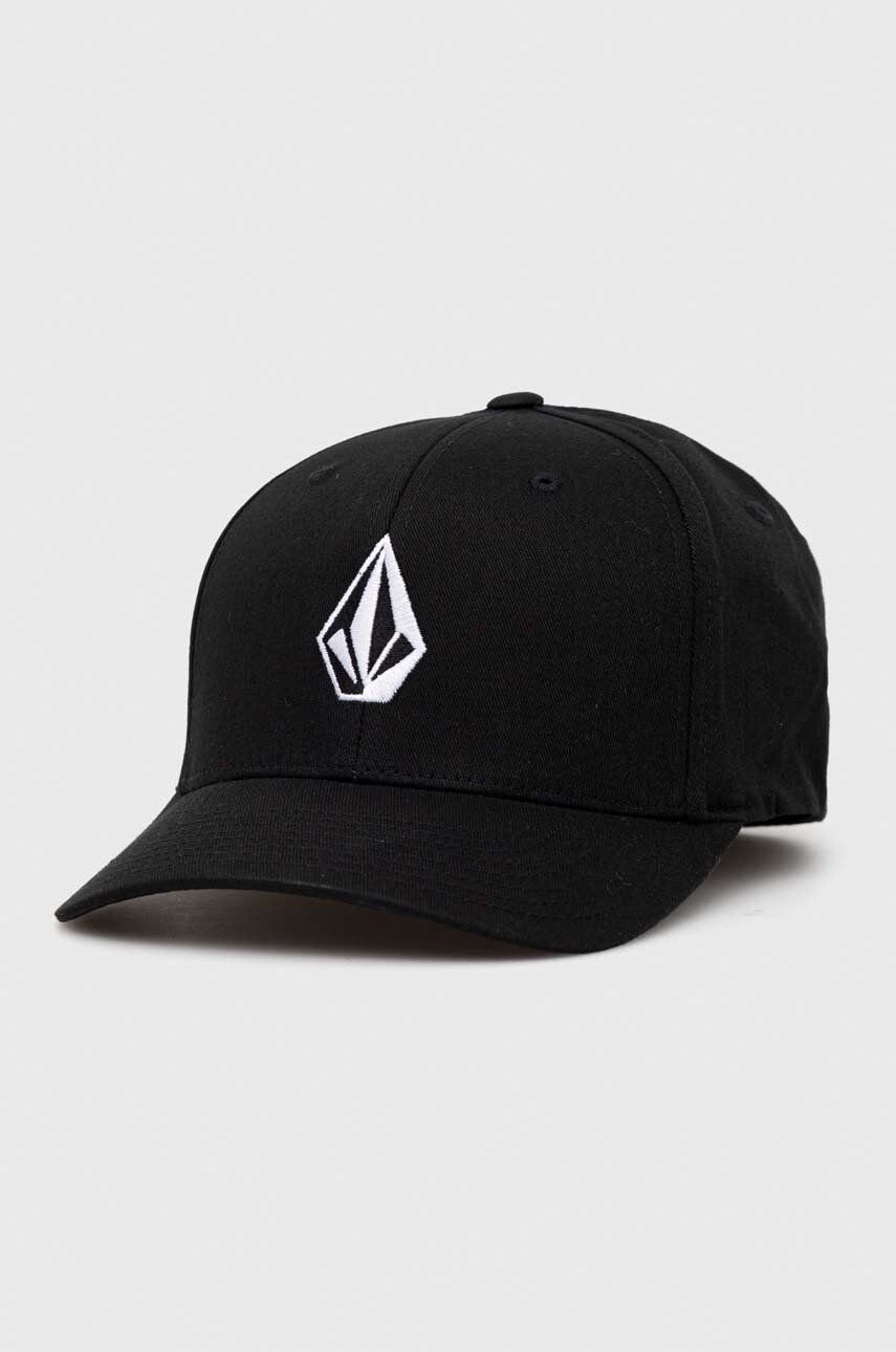 Volcom sapca culoarea negru, cu imprimeu - Shoppu.ro