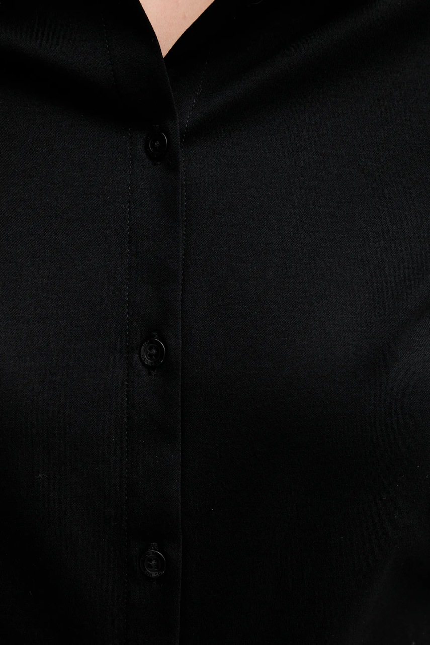 Βαμβακερό πουκάμισο Mos Mosh χρώμα: μαύρο φωτογραφία