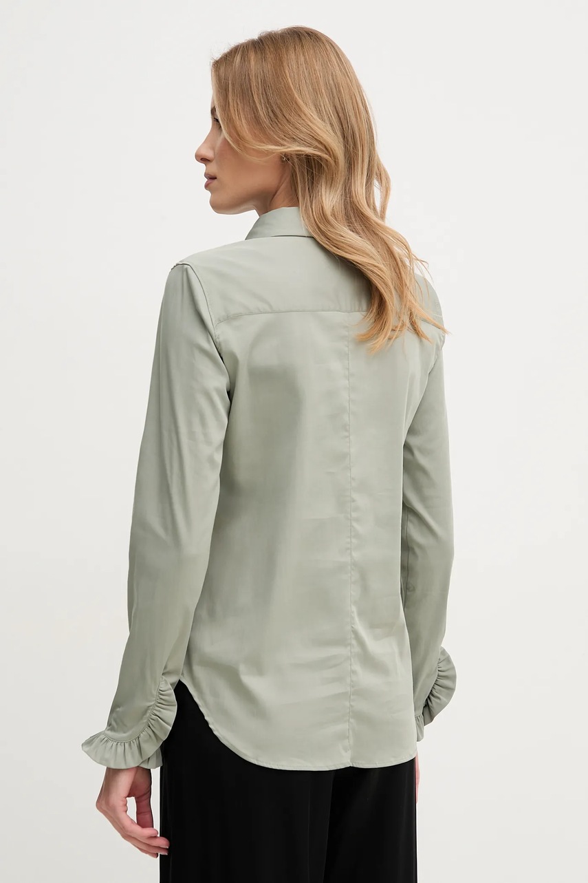 Πουκάμισο Mos Mosh χρώμα: μπεζ, 144070 φωτογραφία