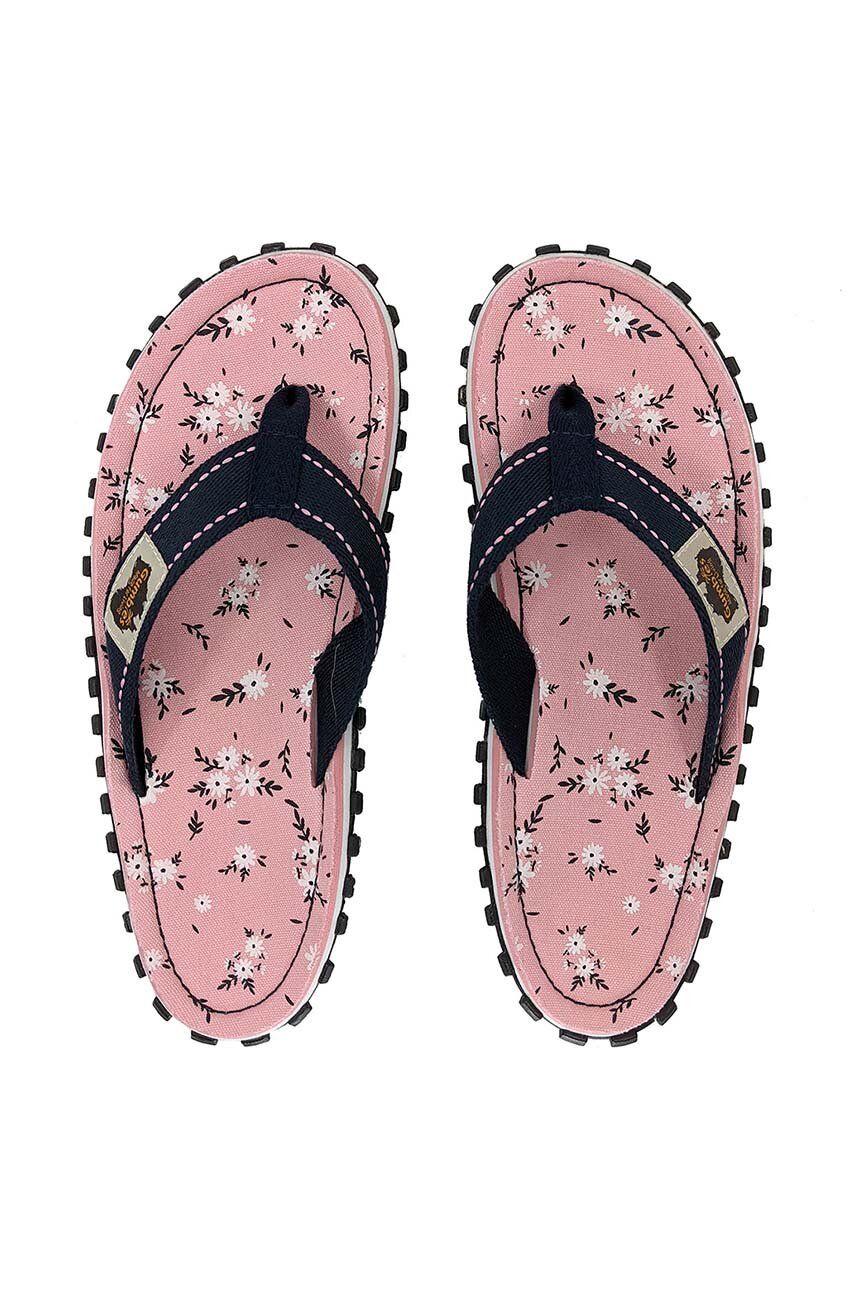 Žabky Gumbies Islander dámské, růžová barva, na plochém podpatku - růžová -  Svršek: Textilní m