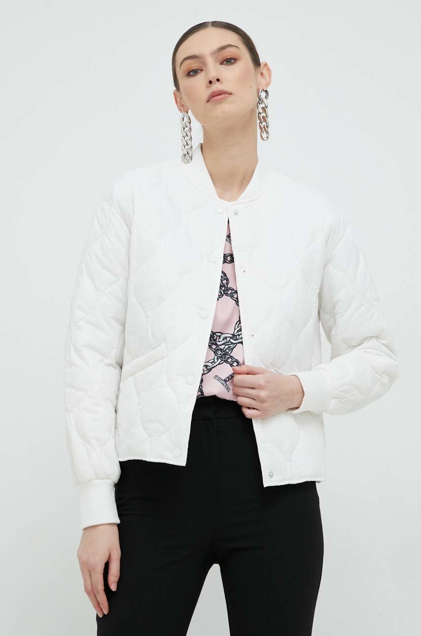 

Куртка Silvian Heach женская цвет белый переходная oversize