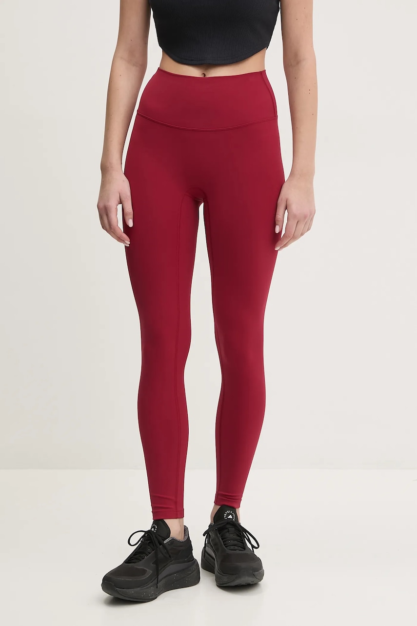 Joy in me jambiere de yoga Oneness Ease culoarea bordo, neted, Oneness Ease 7/8 Joy in me jambiere de yoga Oneness Ease culoarea bordo, neted, Oneness Ease 7/8