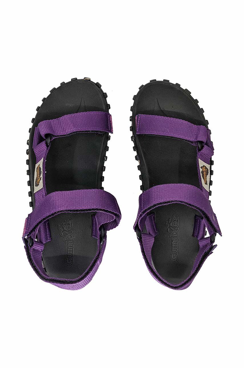 Gumbies sandale femei, culoarea violet