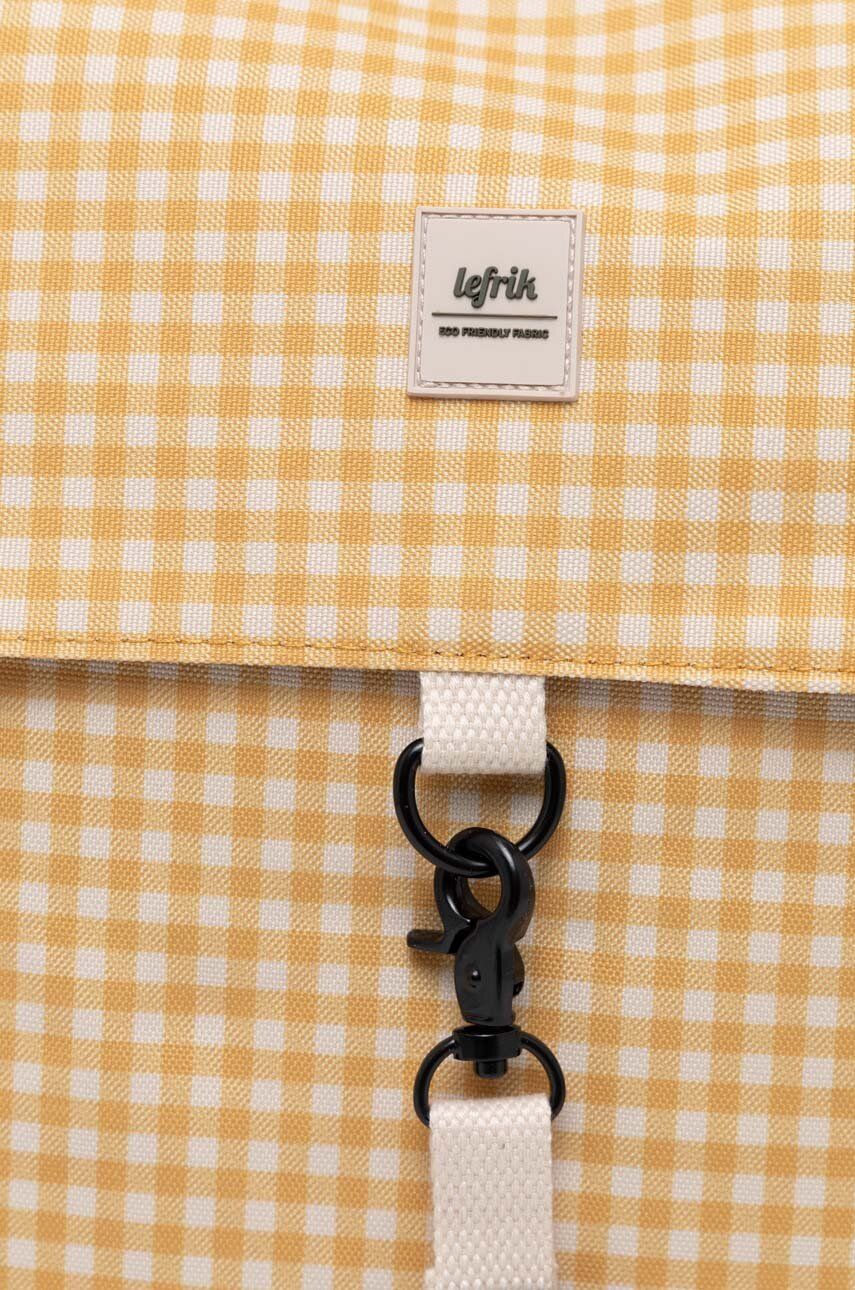 Lefrik plecak damski kolor żółty duży wzorzysty
