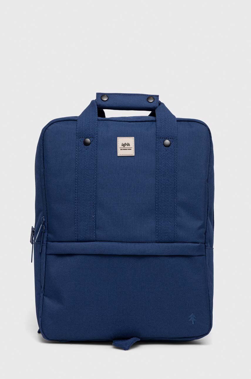 Batoh Lefrik malý, hladký - modrá -  100 % Recyklovaný polyester