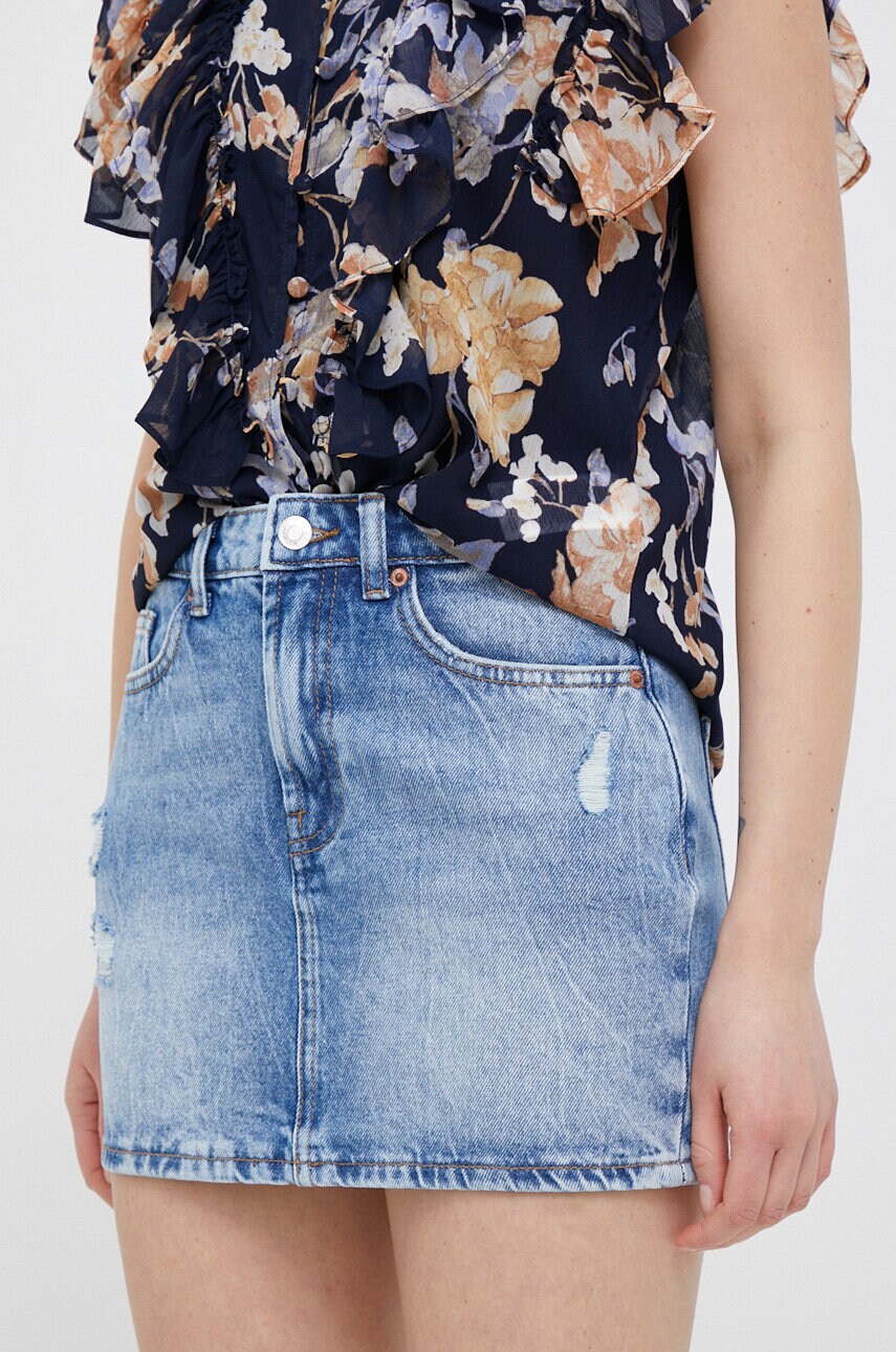Xt studio fusta jeans mini, creion