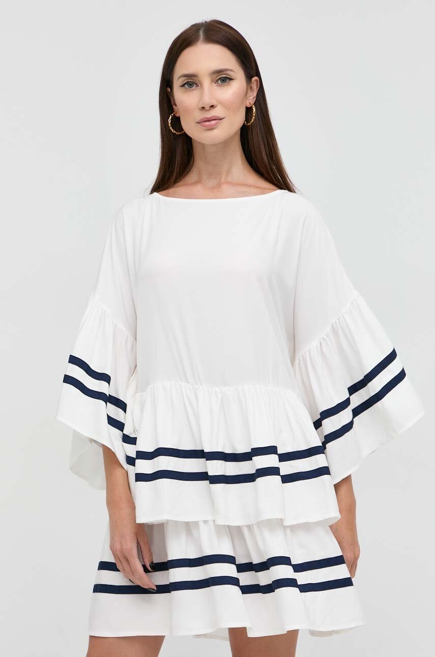 

Платье Silvian Heach цвет белый mini oversize