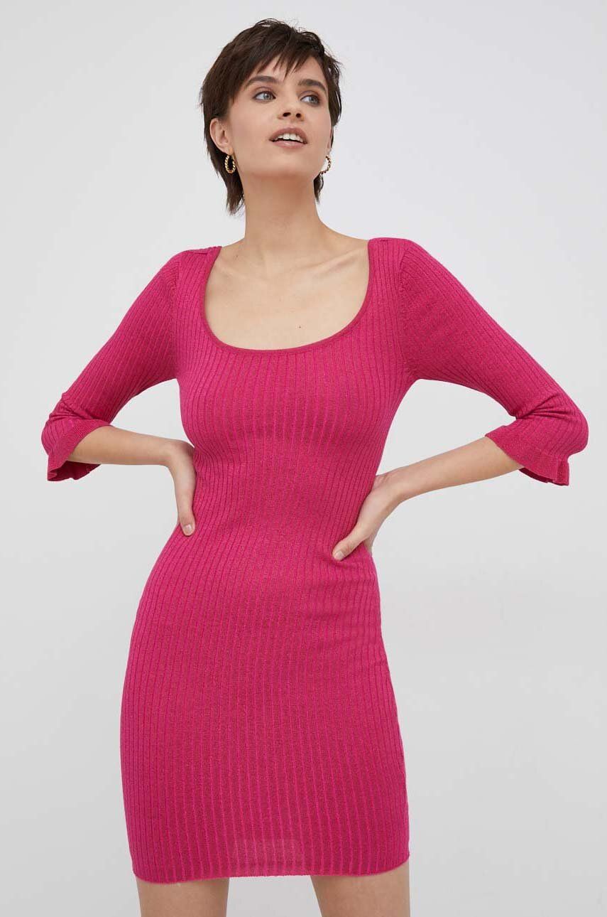 Šaty XT Studio růžová barva, mini